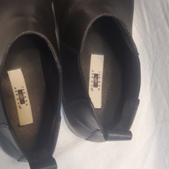 Joseph Abboud Black Chelsea Dress Boots, Size 11.5 - Picture 4 of 5